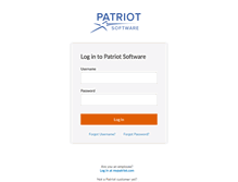 Tablet Screenshot of login.patriotsoftware.com